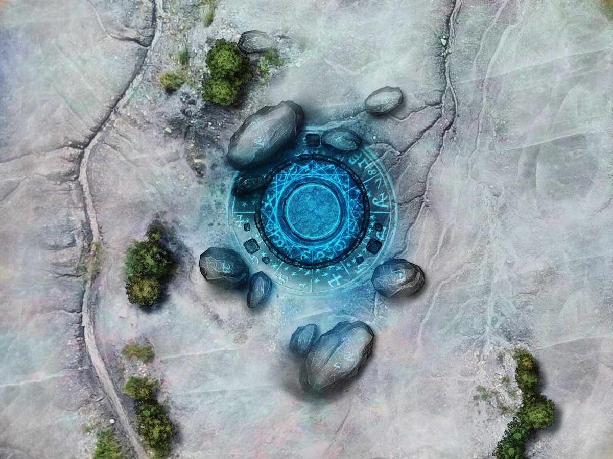 Quartz Summoning Circle - Digital Map - GAMETEEUK