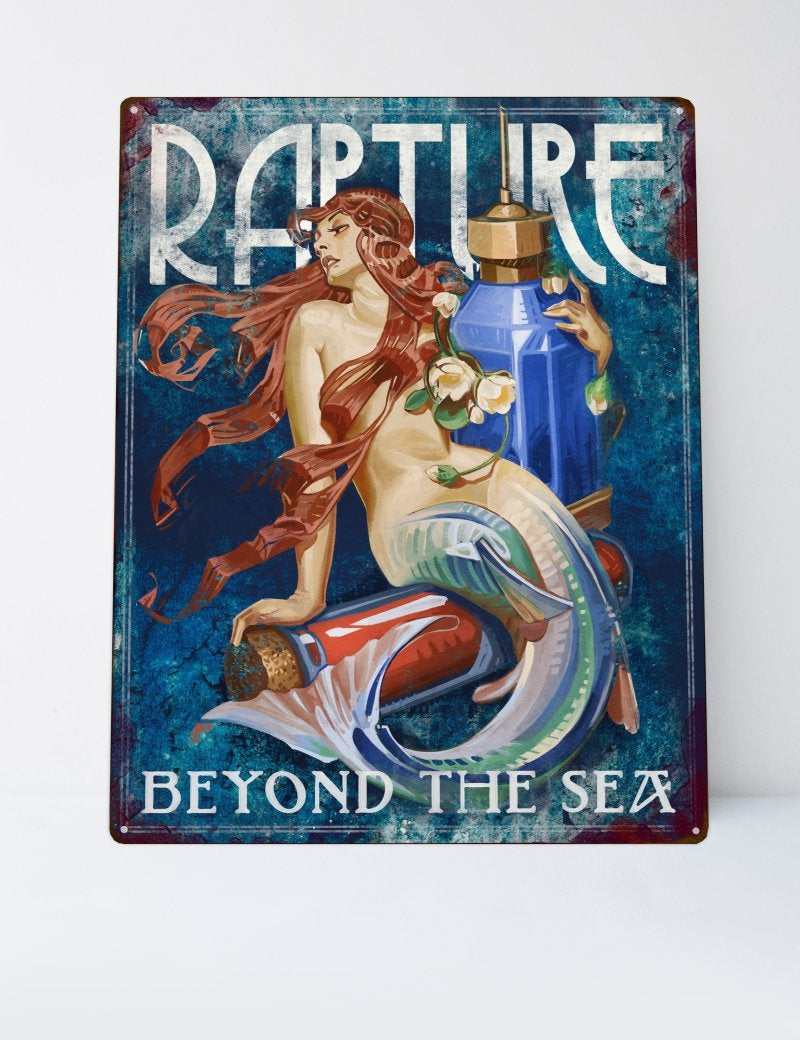 Rapture - Large Tin Sign - GAMETEEUK