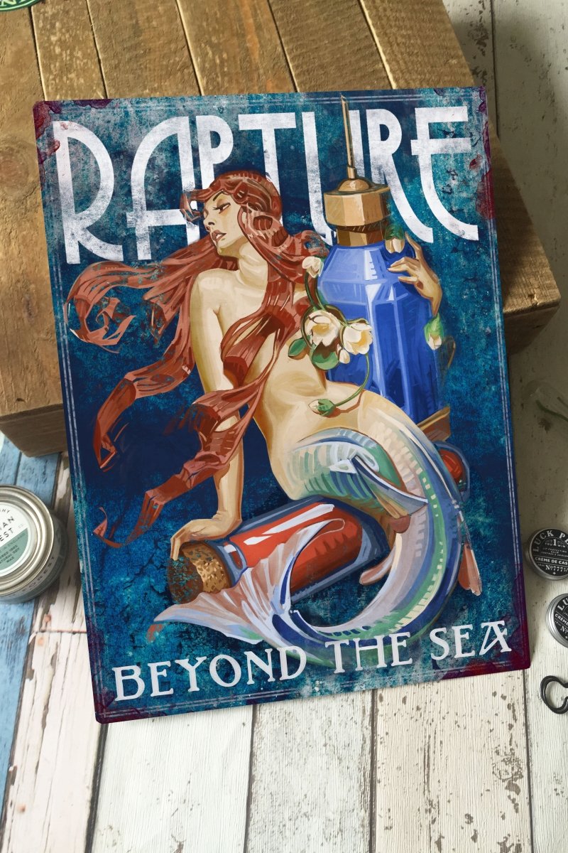 Rapture - Large Tin Sign - GAMETEEUK