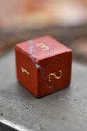 Red Jasper Gemstone Dice Set - GAMETEEUK