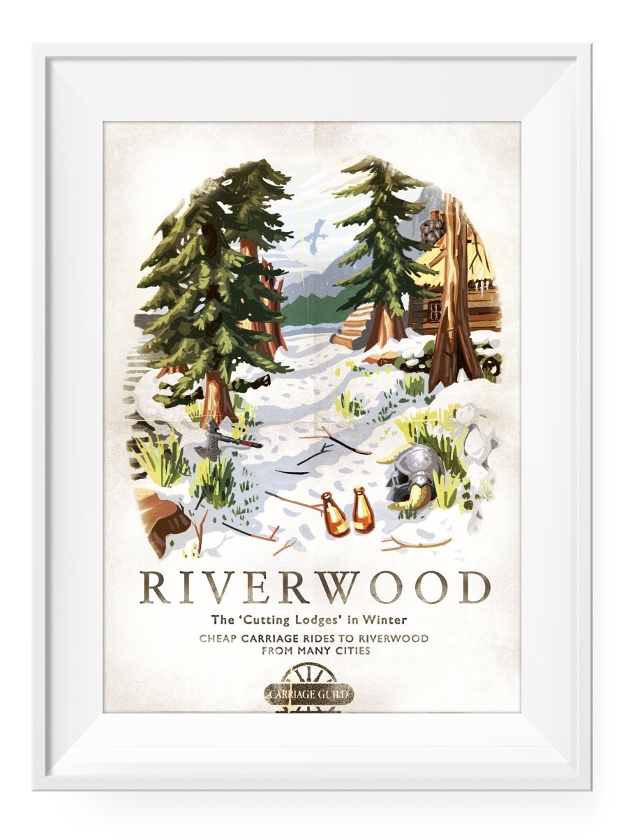 Riverwood - Art Print - GAMETEEUK
