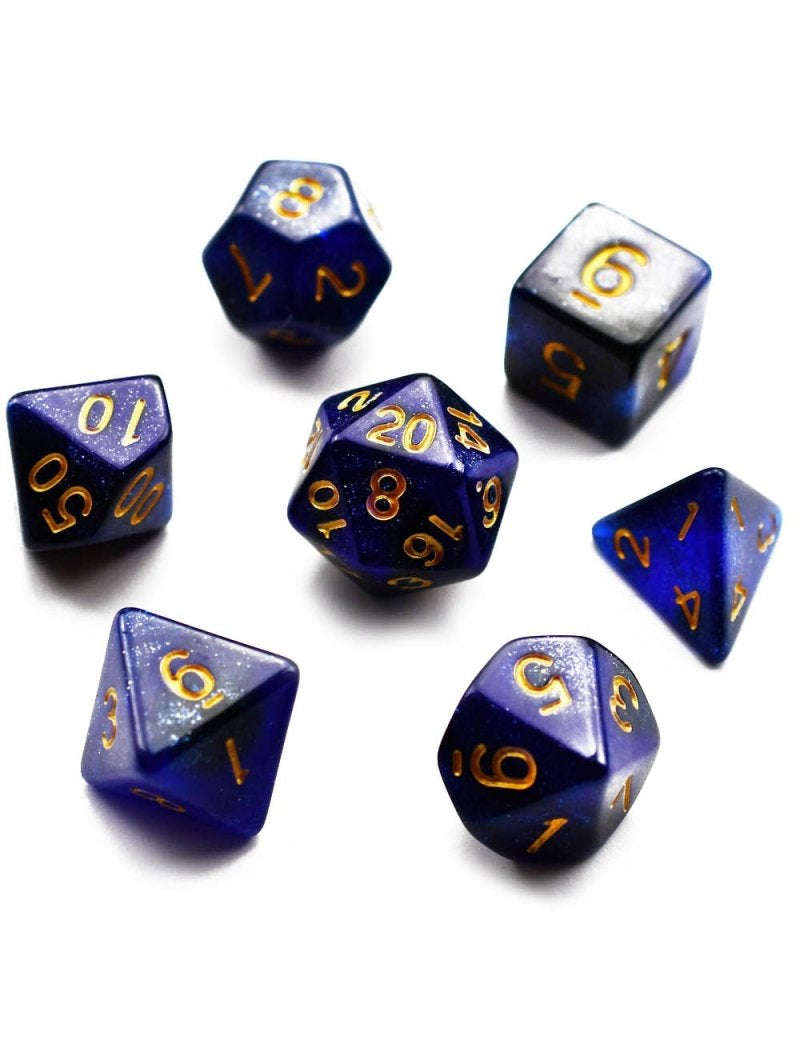 Royal Line - Blood Drop Acrylic Dice Set - GAMETEEUK
