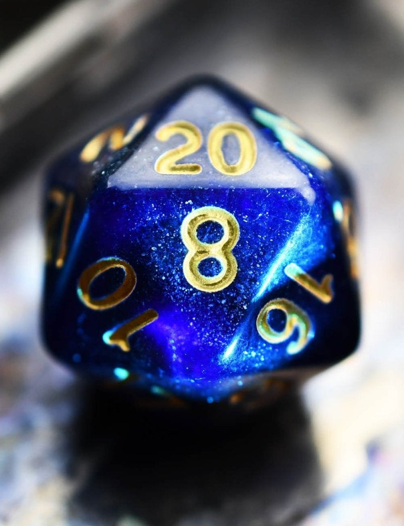 Royal Line - Blood Drop Acrylic Dice Set - GAMETEEUK