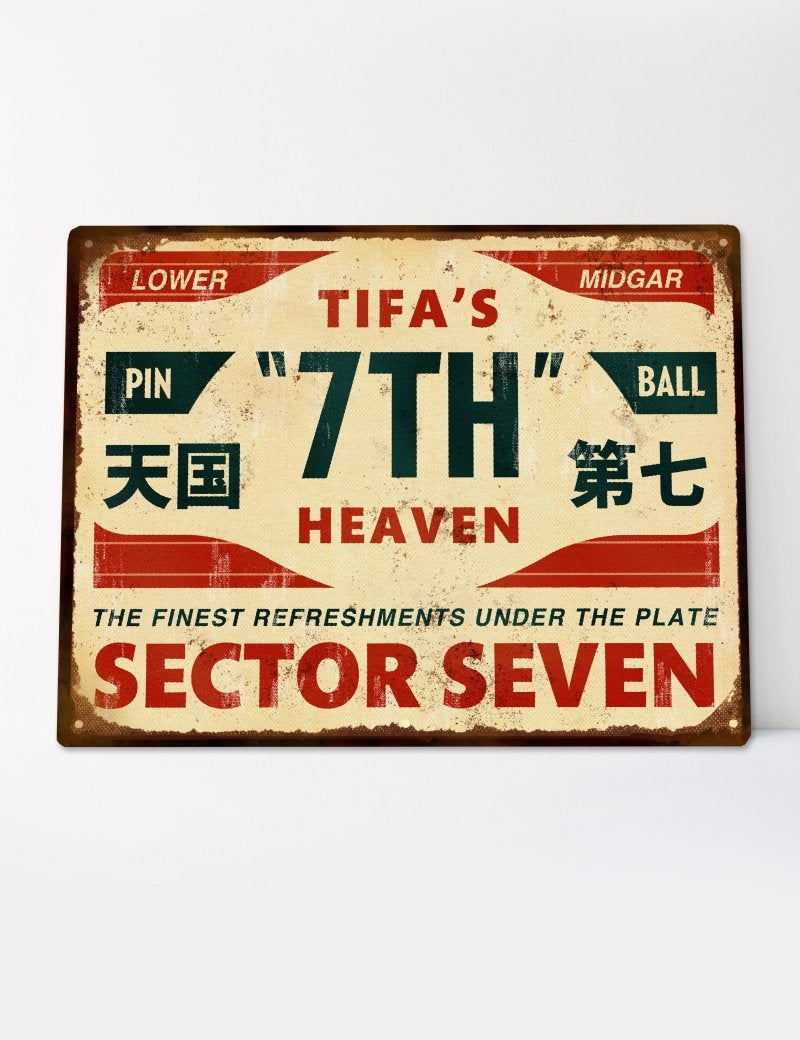 Seventh Heaven - Large Tin Sign - GAMETEEUK