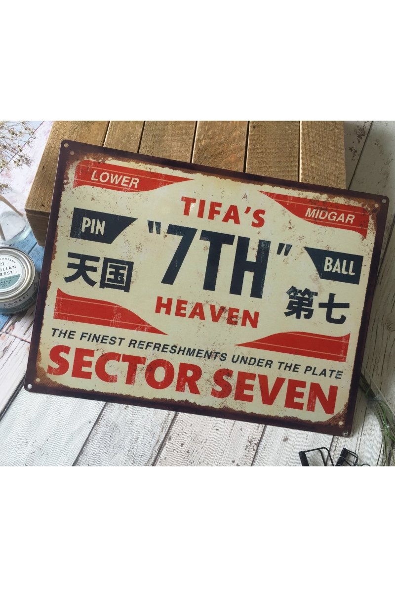 Seventh Heaven - Large Tin Sign - GAMETEEUK