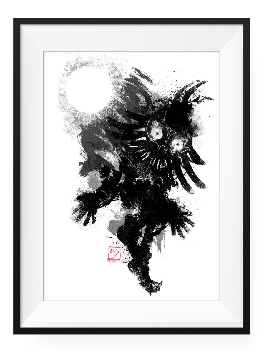 Skull Kid - Art Print - GAMETEEUK