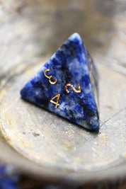 Sodalite Gemstone Dice Set - GAMETEEUK