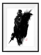 The Chief - Art Print - GAMETEEUK