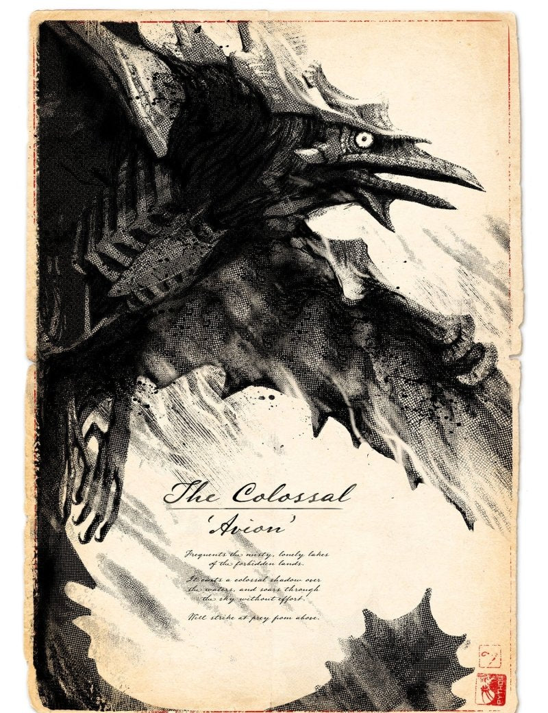 The Colossal - Dragon Art Print - GAMETEEUK