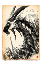 The Summoned - Dragon Art Print - GAMETEEUK
