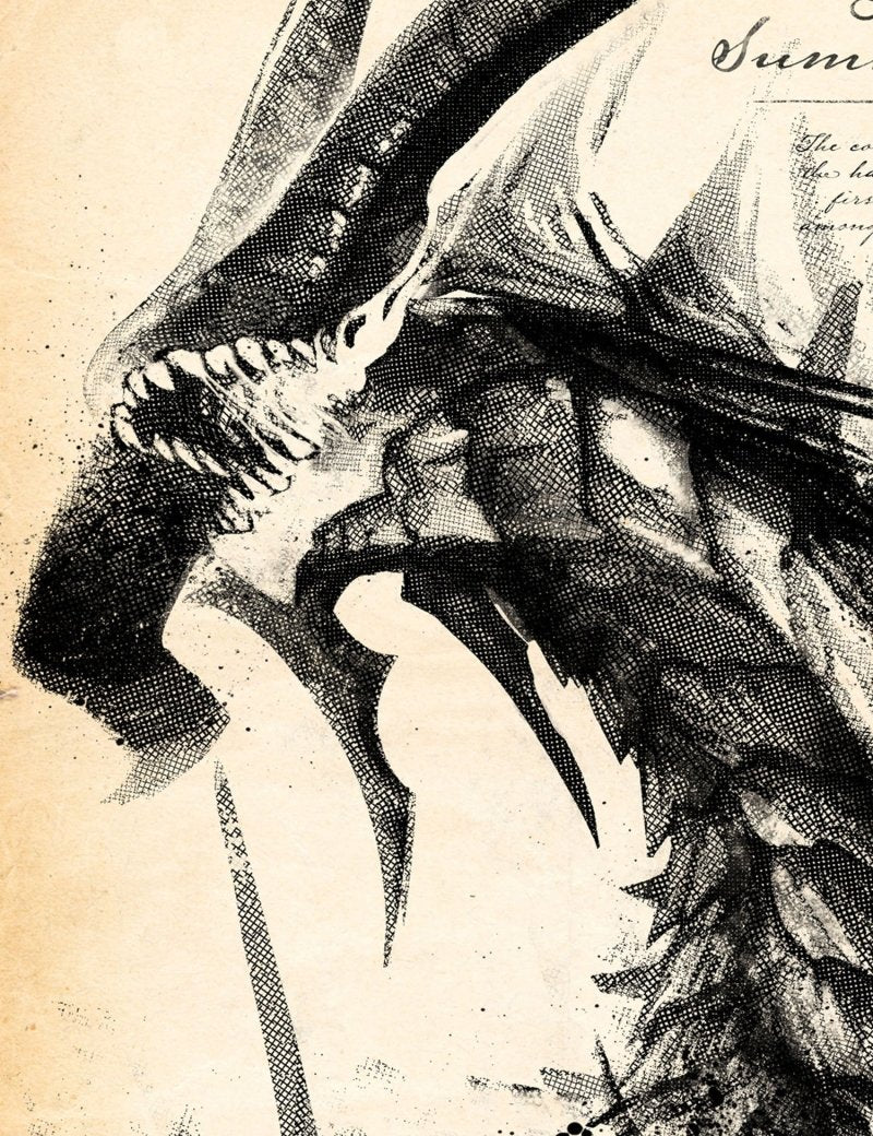 The Summoned - Dragon Art Print - GAMETEEUK