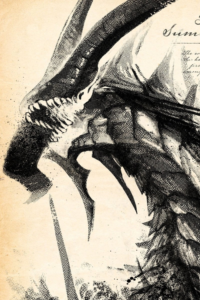 The Summoned - Dragon Art Print - GAMETEEUK