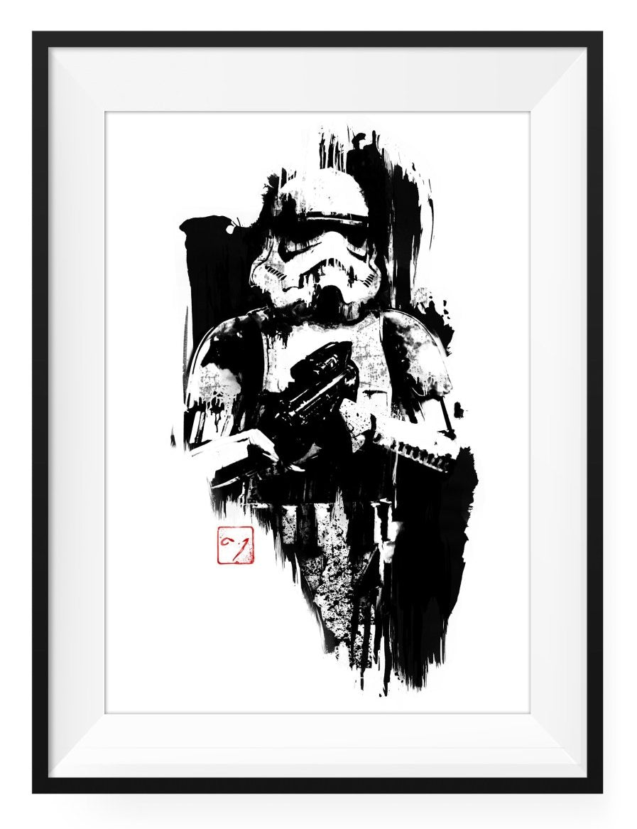 The Trooper - Art Print - GAMETEEUK