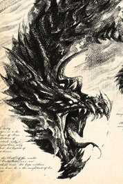 The World-Eater - Dragon Art Print - GAMETEEUK