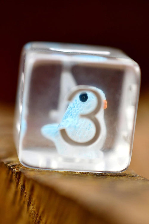There'll Be Blue Birds - Tiny Bird Dice Set - GAMETEEUK