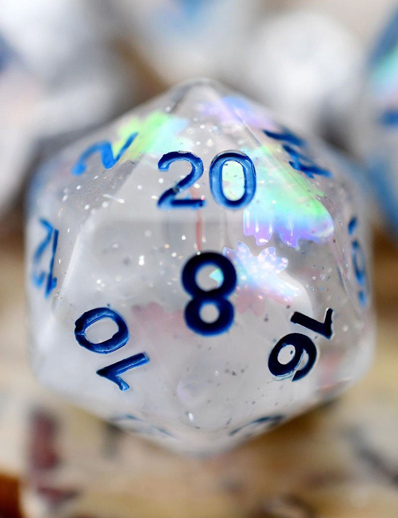 Tranquility - Acrylic Dice Set - GAMETEEUK