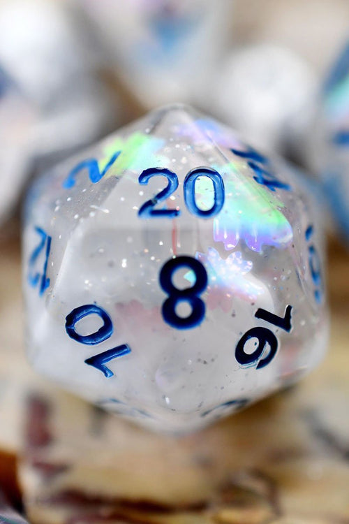 Tranquility - Acrylic Dice Set - GAMETEEUK