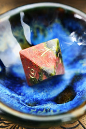 Unakite Gemstone Dice Set - GAMETEEUK