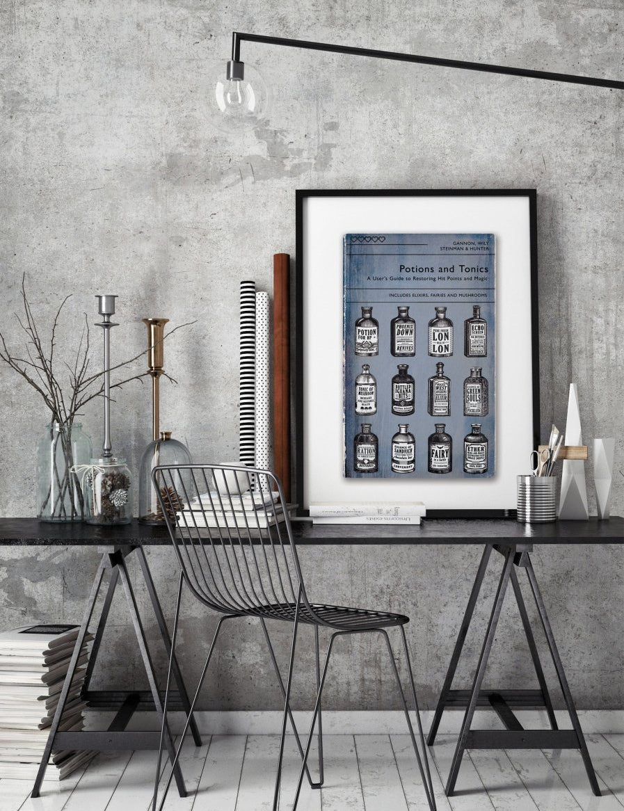 Videogame Potions - Art Print - GAMETEEUK
