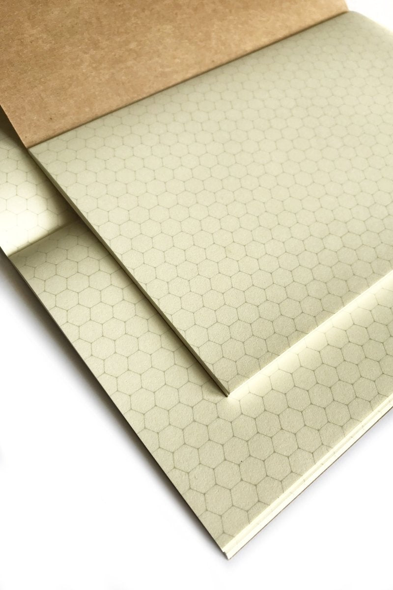 World's Finest Leather Notebook - Hex Grid Refills x 2 - GAMETEEUK