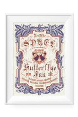 Ye Olde Space Butterflye Inn - Art Print - GAMETEEUK